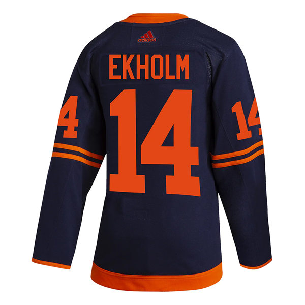 Men's Edmonton Oilers #14 Mattias Ekholm Fanatics Navy Alternate Jersey